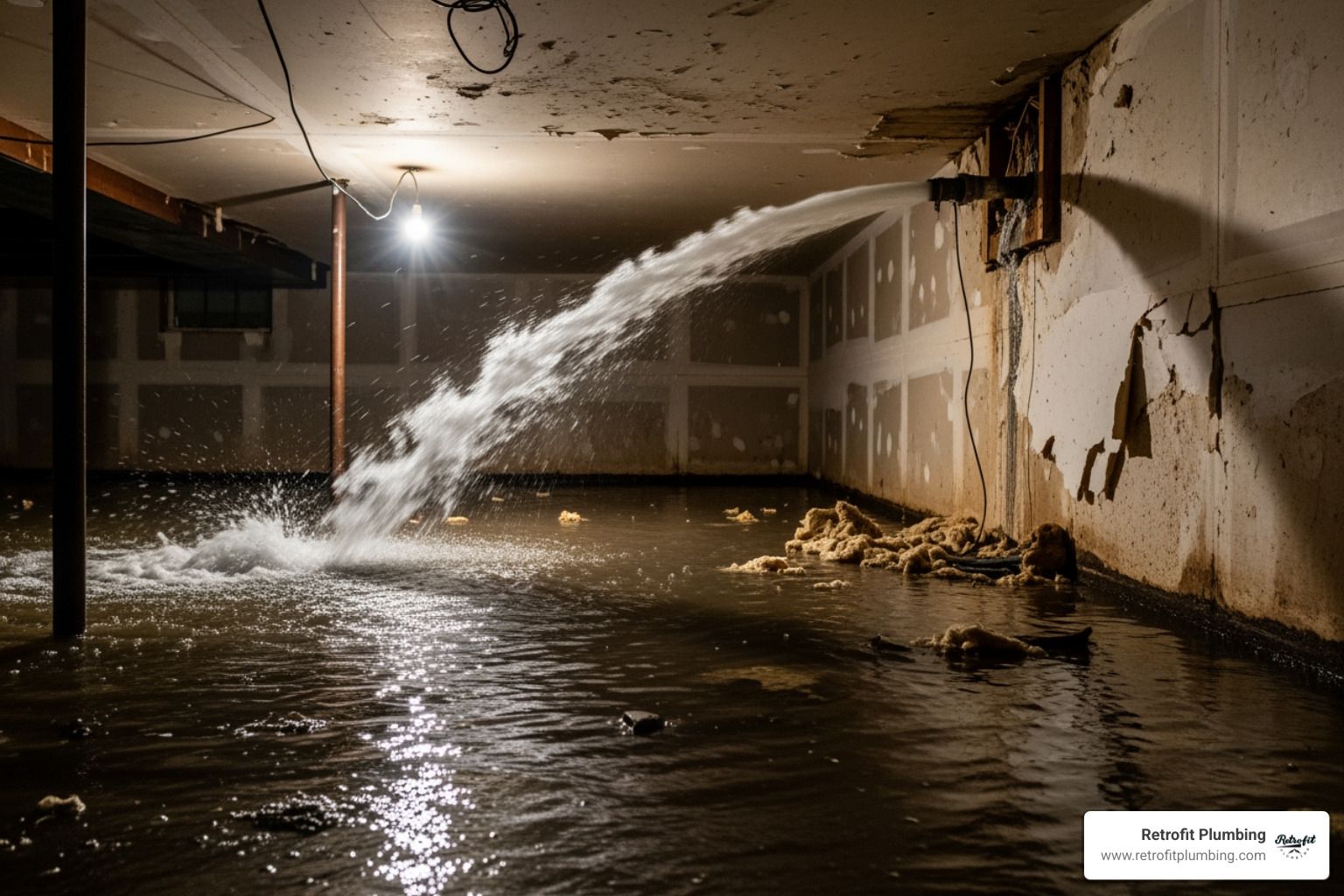 burst pipe emergency Covington