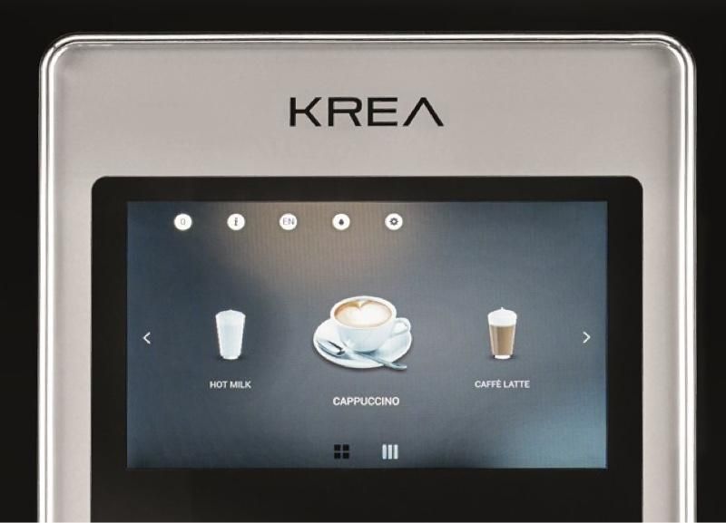 a tablet with the word krea on it
