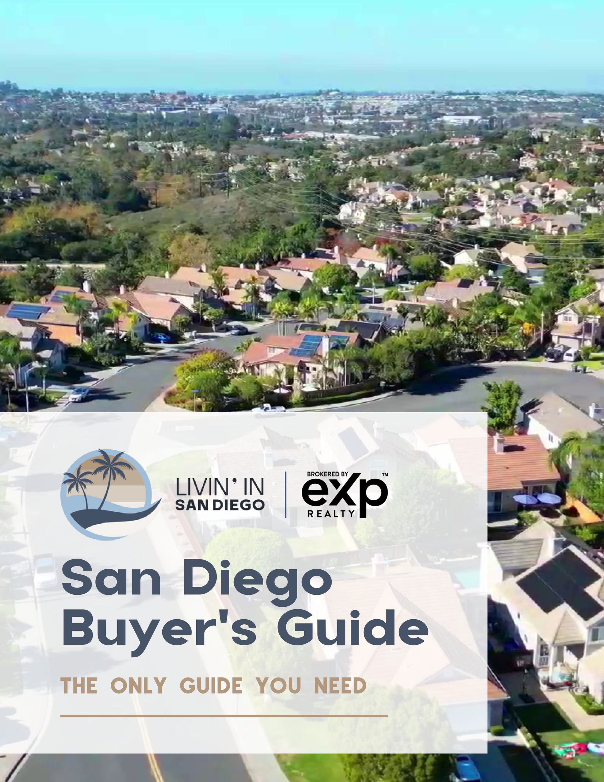 The cover of the ultimate home buyer guide for san diego