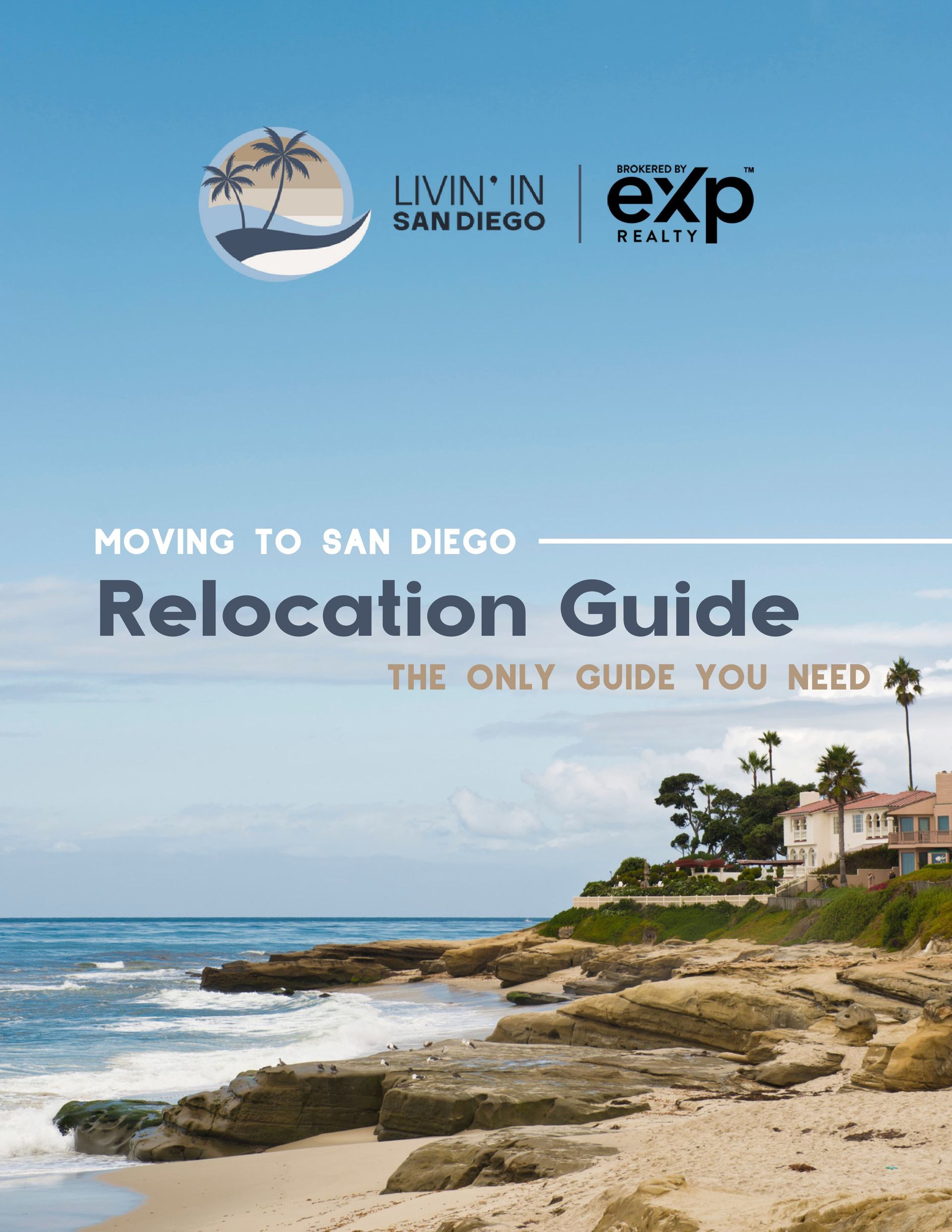 The cover of a moving to san diego relocation guide