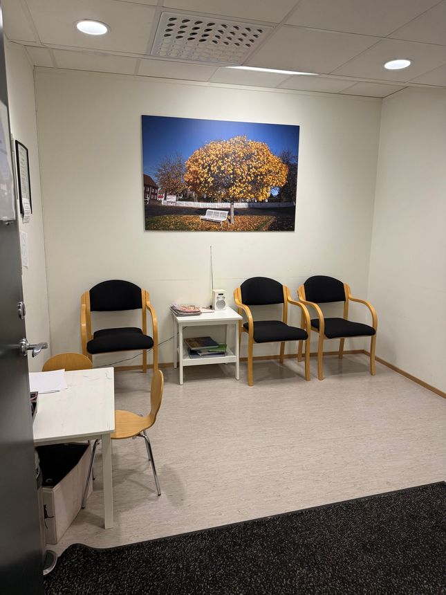 Venterom på klinikken