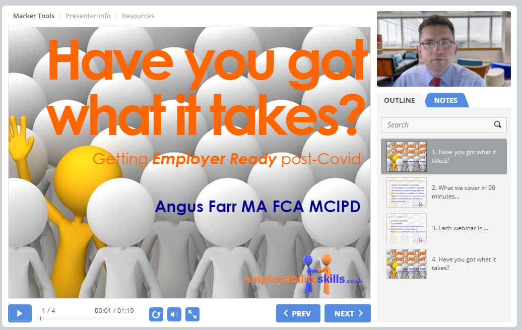 Have you got what it takes introduction video