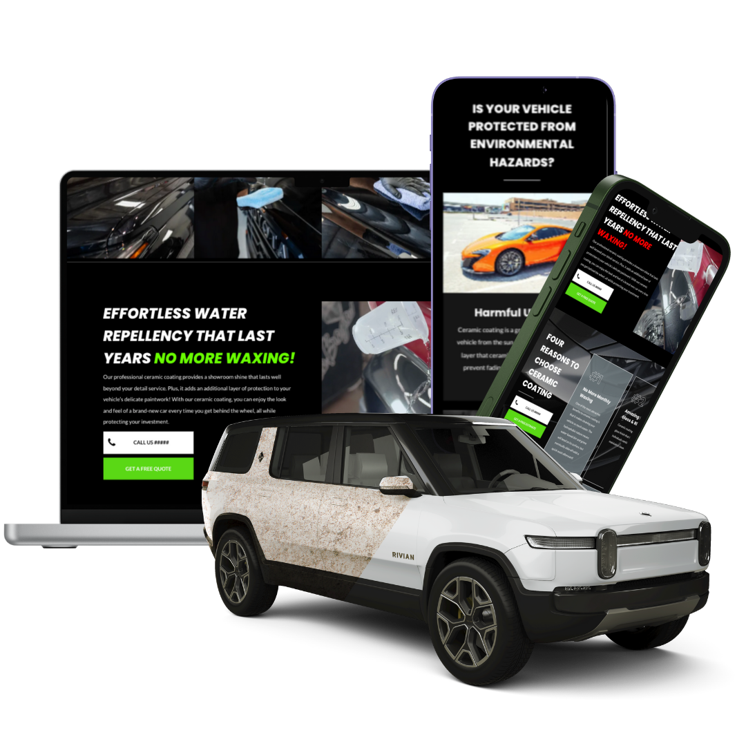 Ceramic Coating Landing Service Page | Convert Higher Quality Leads