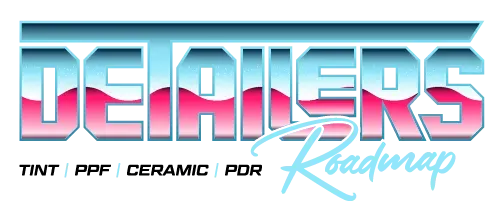 A logo for detailers roadmap is shown on a white background