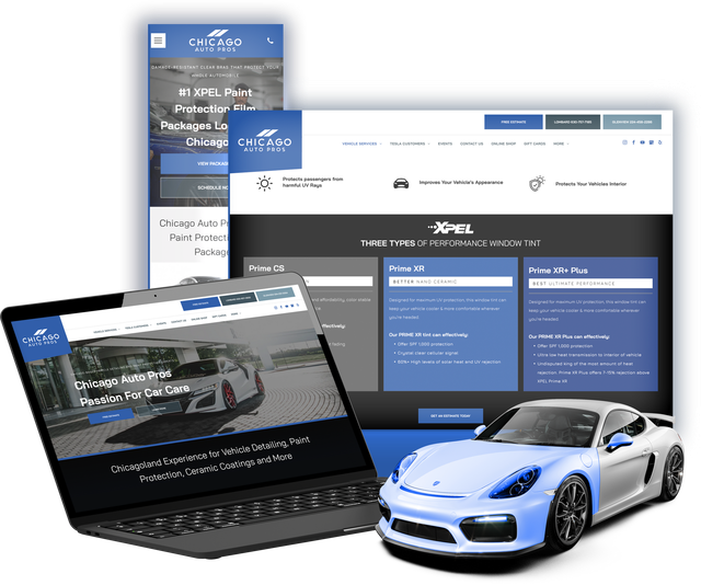 car detailer website design