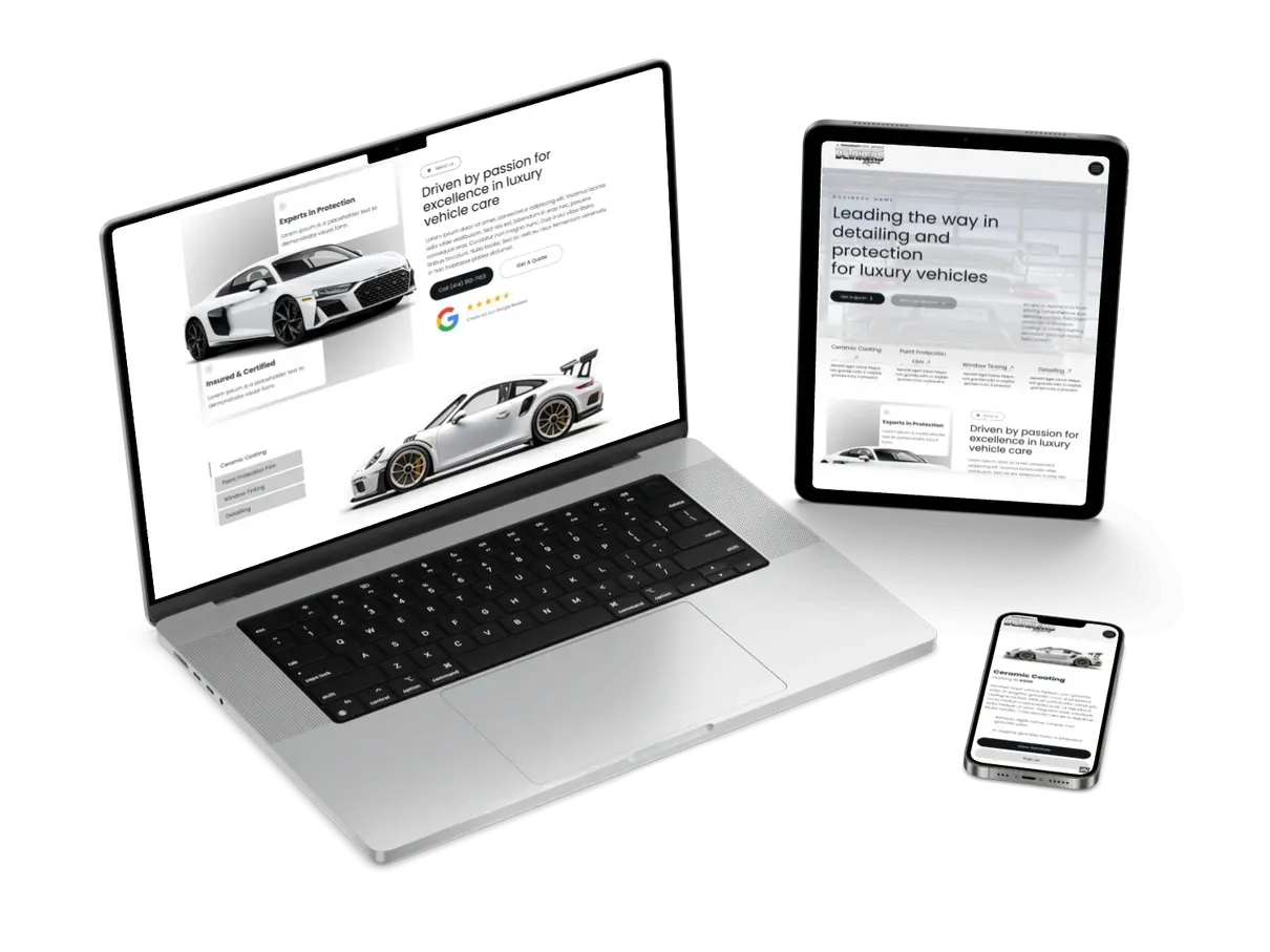 a brochure with a picture of a car on it .