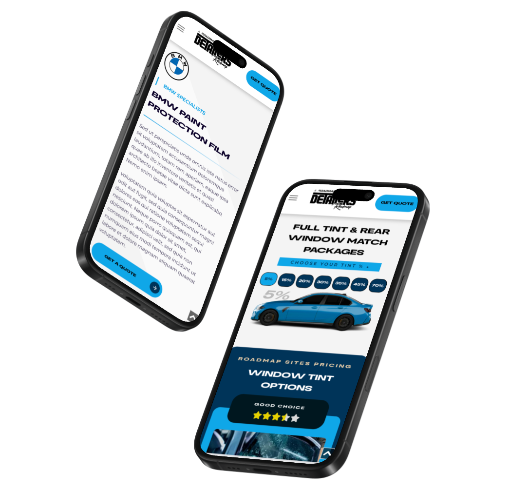 A blue sports car is sitting next to a laptop and a website.