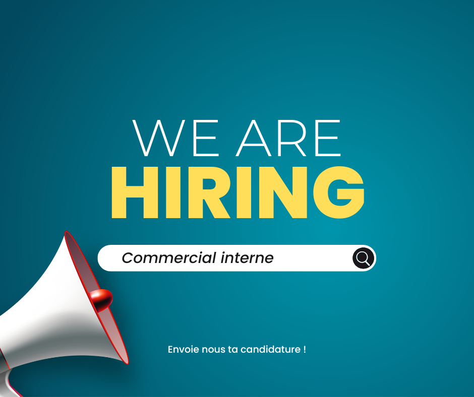 Visuel qui montre que EYE SCREEN recrute un Internal Sales dynamique et motivé ! 