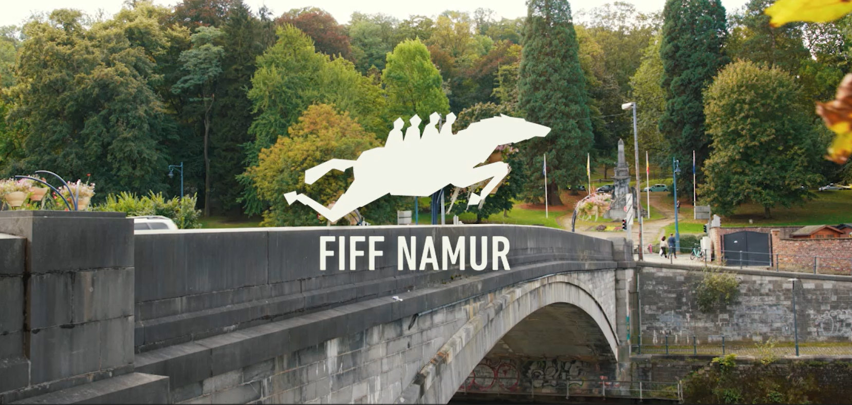 Vélos publicitaires EYE SCREEN au FIFF à Namur. Une collaboration réussie durant tout l'évènement. 