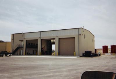 Front View of Steel Warehouse — Port Wentworth, GA — J N Thompson Construction Inc