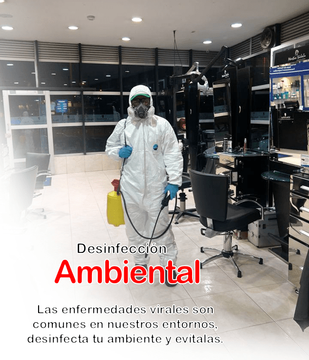 Fumigaciones Suricato hombre con implementos de fumigación