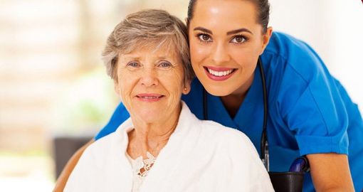 In-home Assistance — Woman And Old Woman Smiling in Oklahoma City, OK