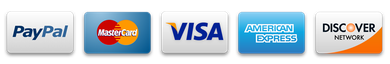 Paypal visa mastercard discover and discover network are shown