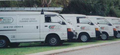 Kitchen filter cleaning vehicles in Perth
