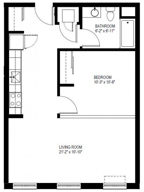 Floor plan B8