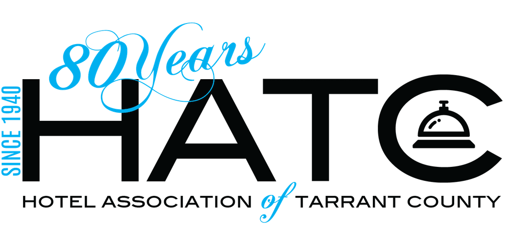 A logo for the hotel association of tarrant county