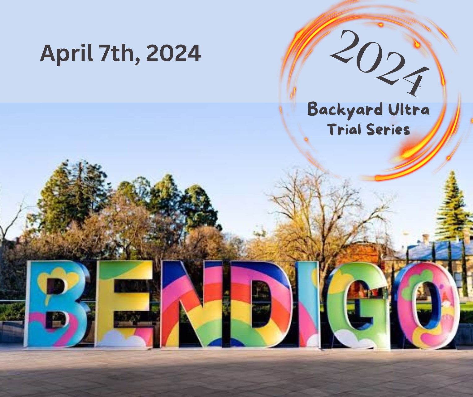 A backyard Ultra Trail event where runners new to the format can come and try the sport at low cost. Time is limited meaning that many aren't deterred by the potential big numbers. Seasoned backyard runners will also attend as training.