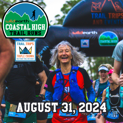 ‘Coastal High’ is the jewel in the ‘Trail Trips Triple Crown’ Gold Coast Trail Running Series. With both the 50km and 28km events traversing through two World Heritage listed National Parks, past stunning waterfalls, under the shade of ancient Gondwana rainforests and along stunning cliff-top paths.