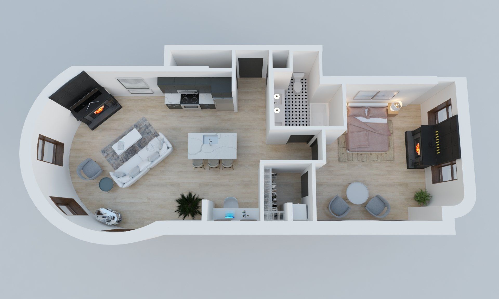 Bradstreet Penthouse Floor plan