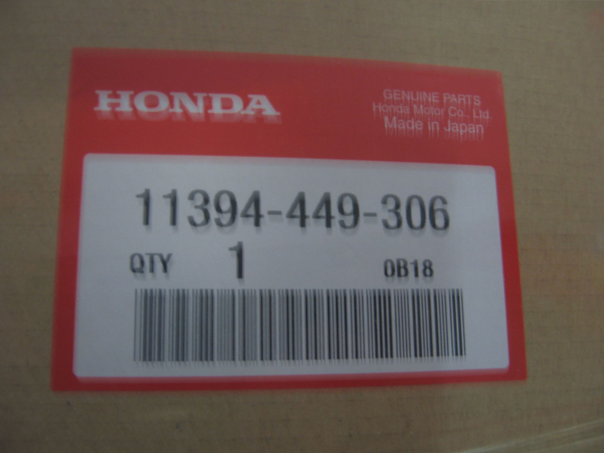 pakking  achterste blokdeksel // cx500		oem		11394-449-306