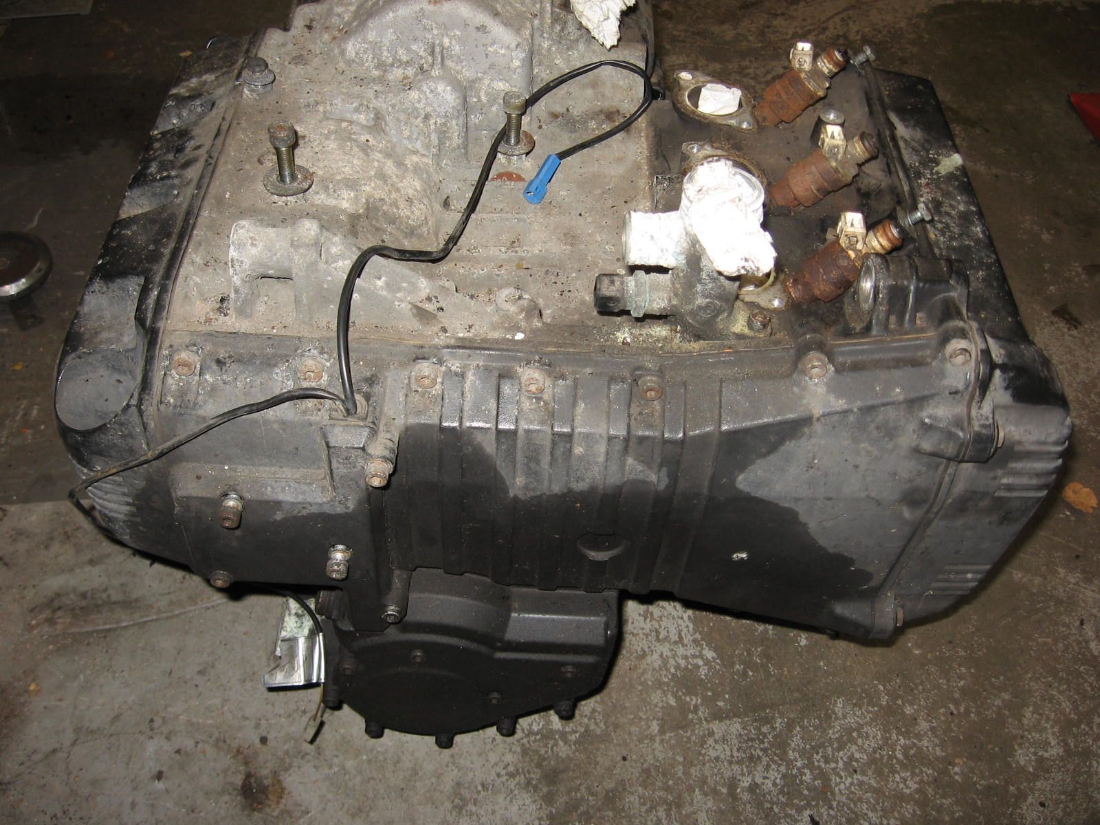 motorblok met uitlaatbochten	K75rt 1992