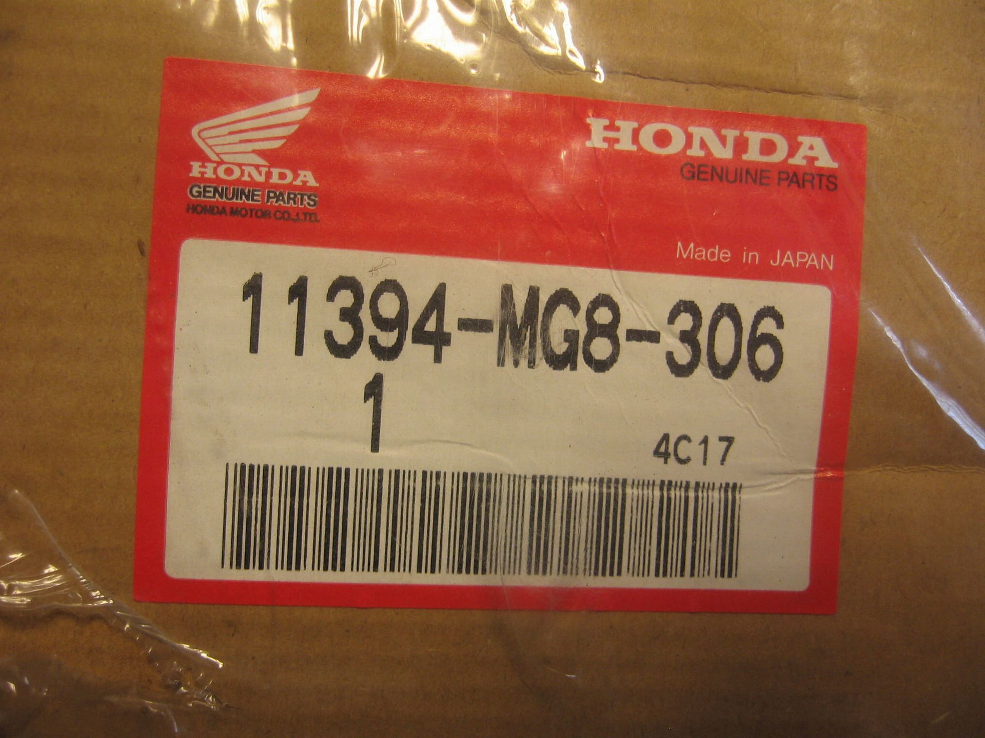 pakking  blokdeksel rechts	Vt1100c 85-90	oem	11394-mg8-306