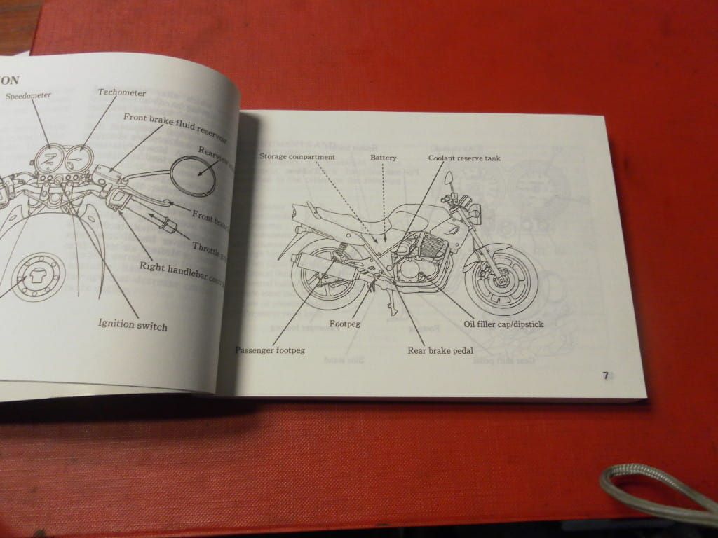 owners manual . Cb500 1993		00x37-my5-6000 , 37my5600	boek in goede staat , kaft heeft lichte beschadigingen en aan de voorkant vlekken including wiring diagram,