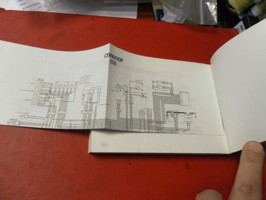 manuel du conducteur ,owners manual , fahrer handbuch	Cbr600f printed in1997		00x37-mal-6300 , 37mal630	including wiring diagram