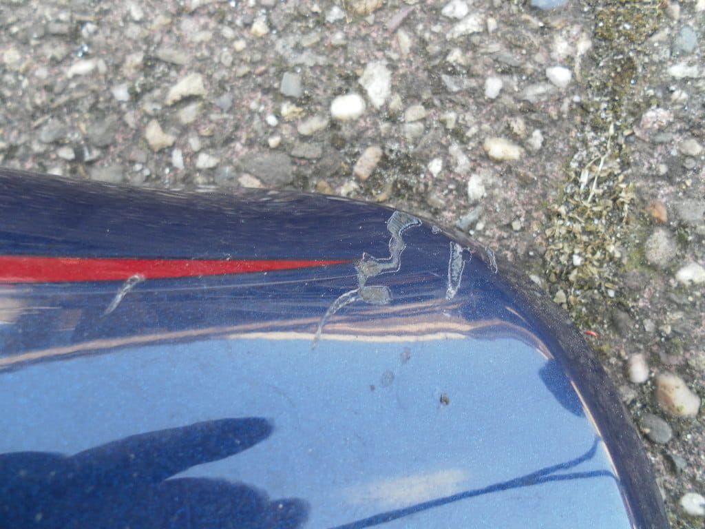 Voorspadbord , kunstof , paar krassen	Vn800 classic  2001	35004-5191-TK