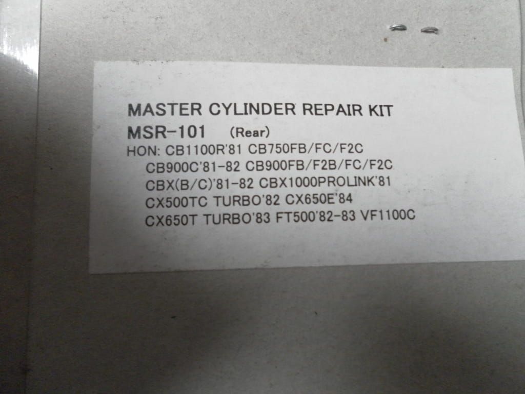 reparatiekit hoofdremcilinder achterrem Msr-101