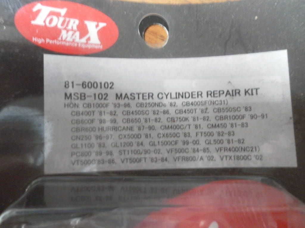 reparatiekit hoofdremcilinder 			MSB-102