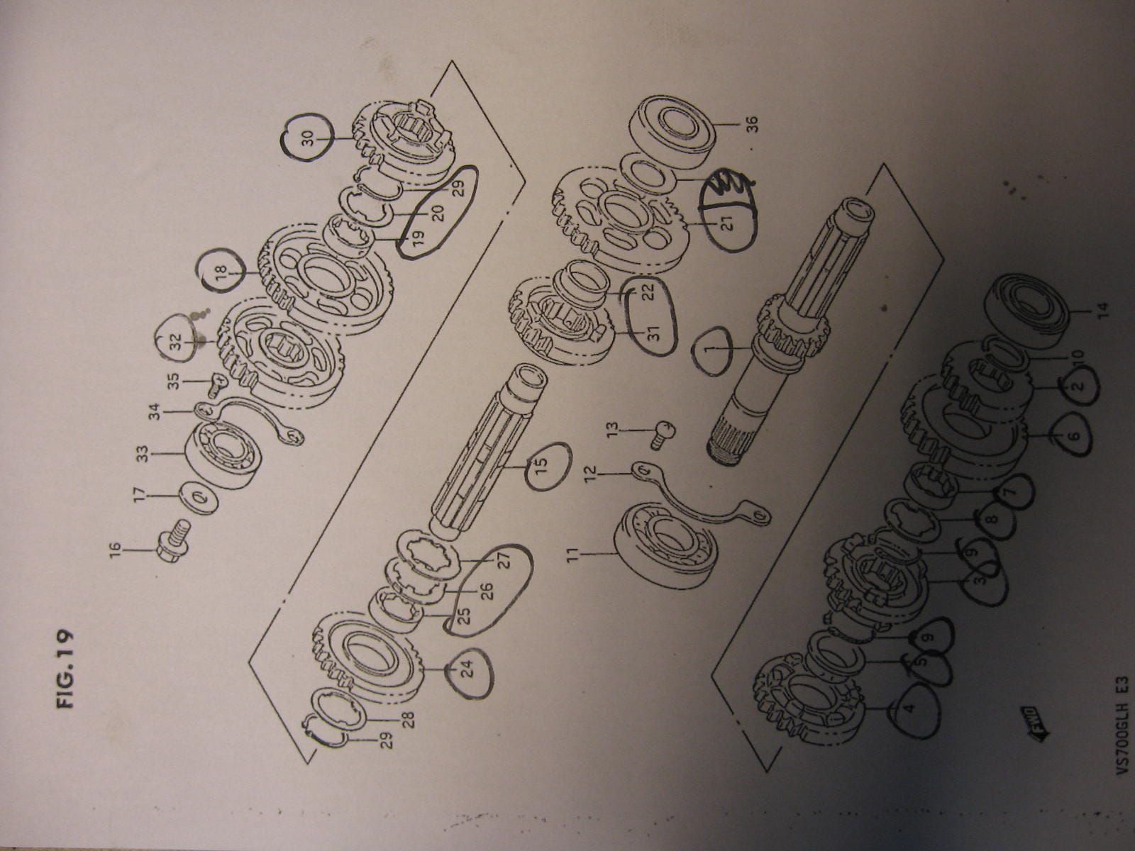 transmissie -- vs700/750 1986