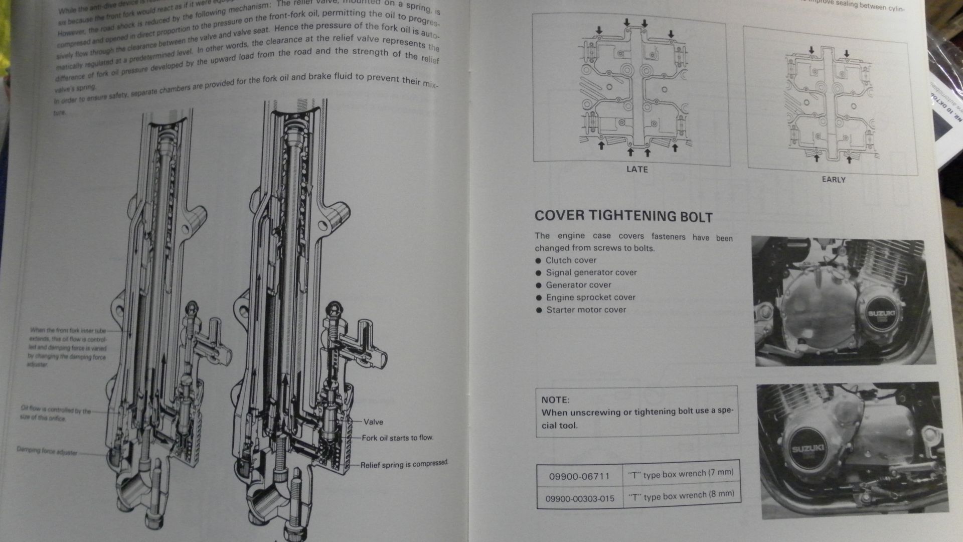 Supplementary service manual , werkplaatshandboek 	GSX1100  		99501-39020-01E	aanvulling bij 99500-39010-01E