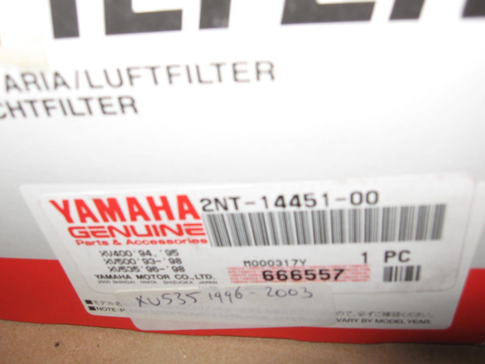 yamaha luchtfilter		XV535 96-2003		2NT-14451