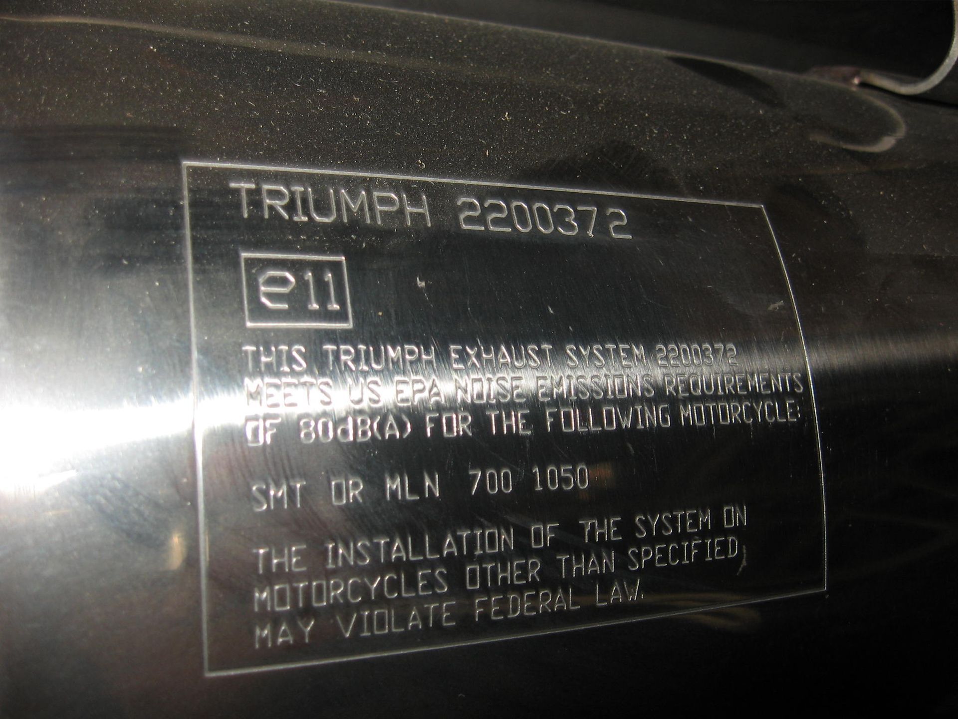 Uitlaatdemper // tiger1050 T2200372