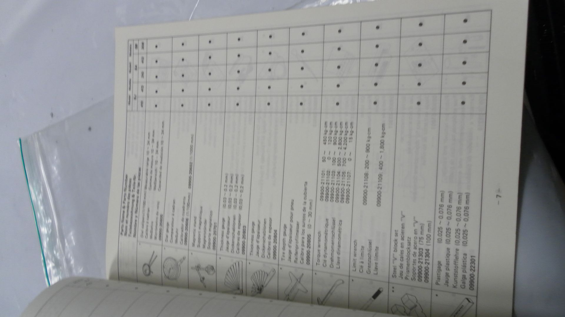 suzuki special service tools catalog 1985	automobile		99530-02850-015