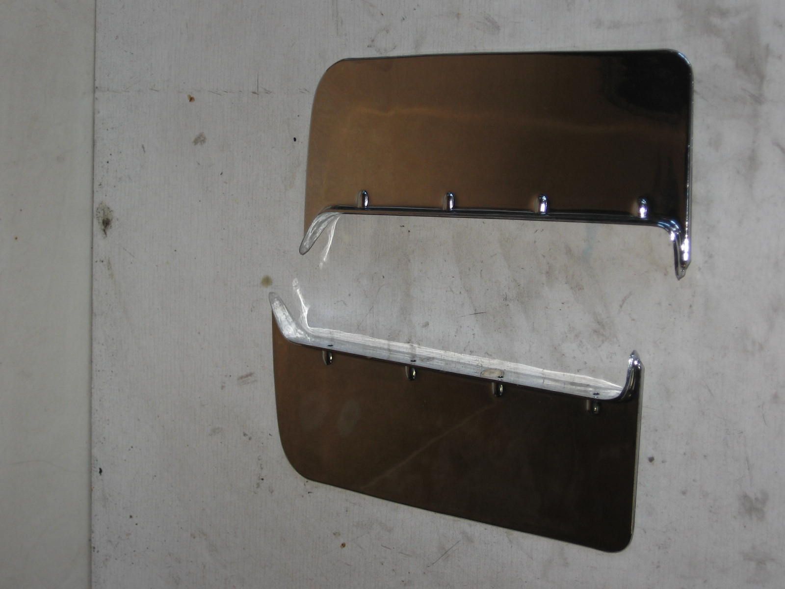 spatlap koffer goldwing 	verchroomd kunstof 	highway hawk