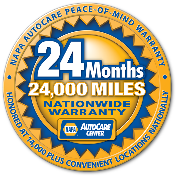 24-Month / 24,000 Mile Nationwide Warranty