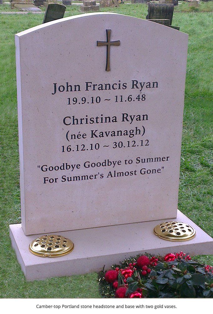 memorial headstone