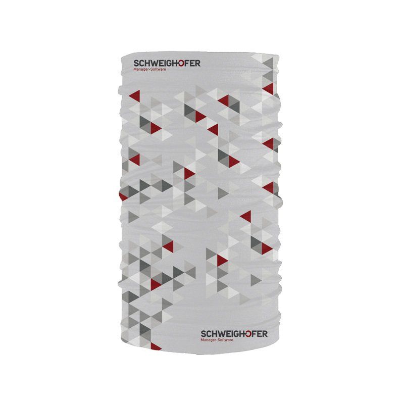 Schlauchschal bedruckt Firma