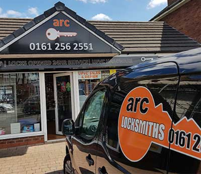 arc locksmiths logo - Locksmiths Manchester, Cheshire.