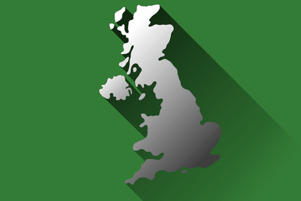 The United Kingdom map