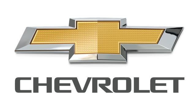 The chevrolet logo is shown on a white background