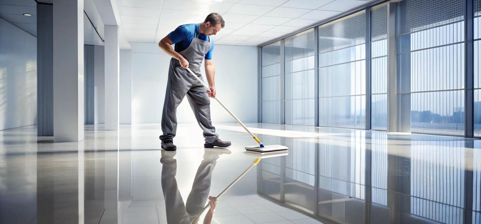 cleaning high traffic areas