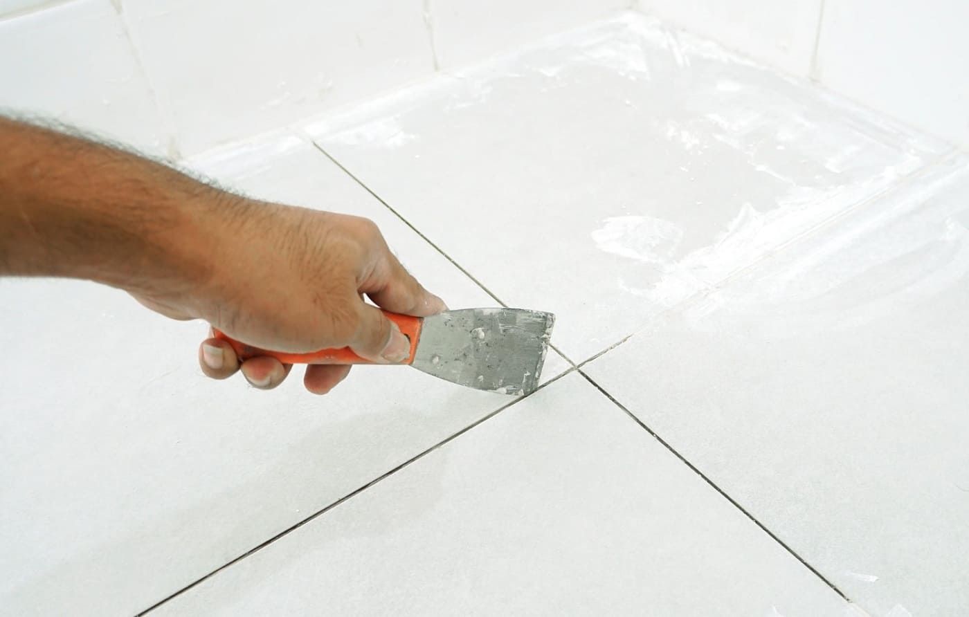 how to apply grout