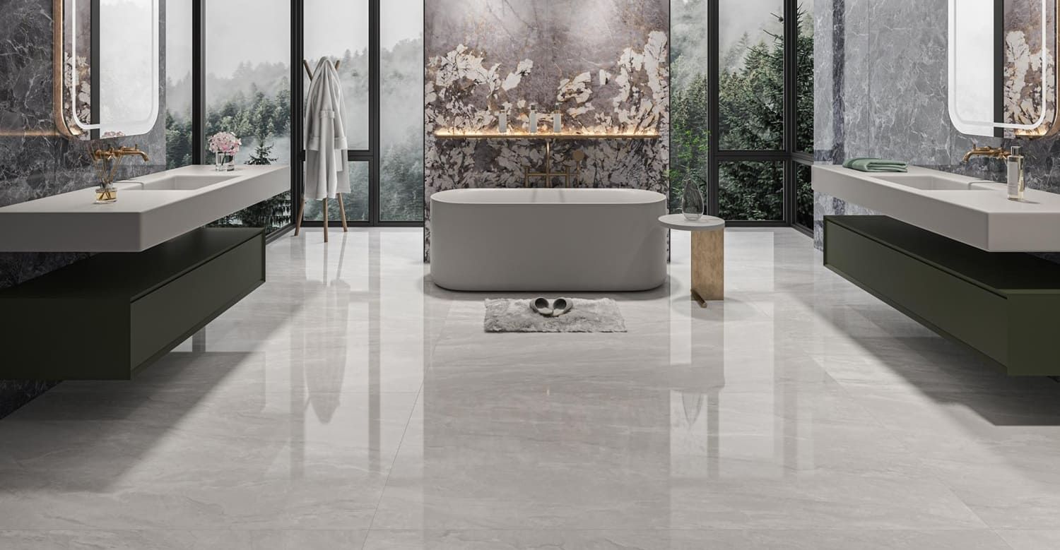 how to clean porcelain tile
