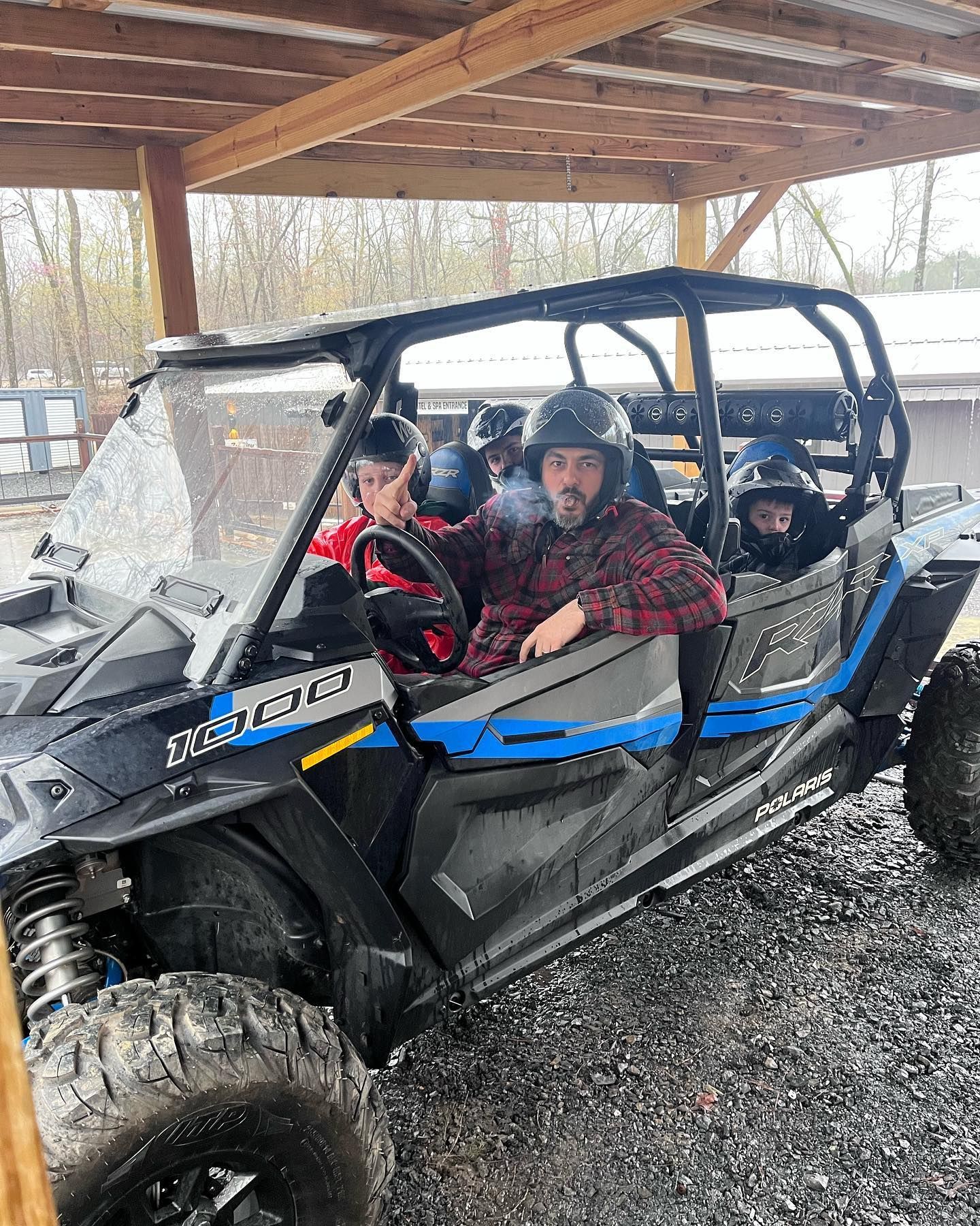 family group in a side by side