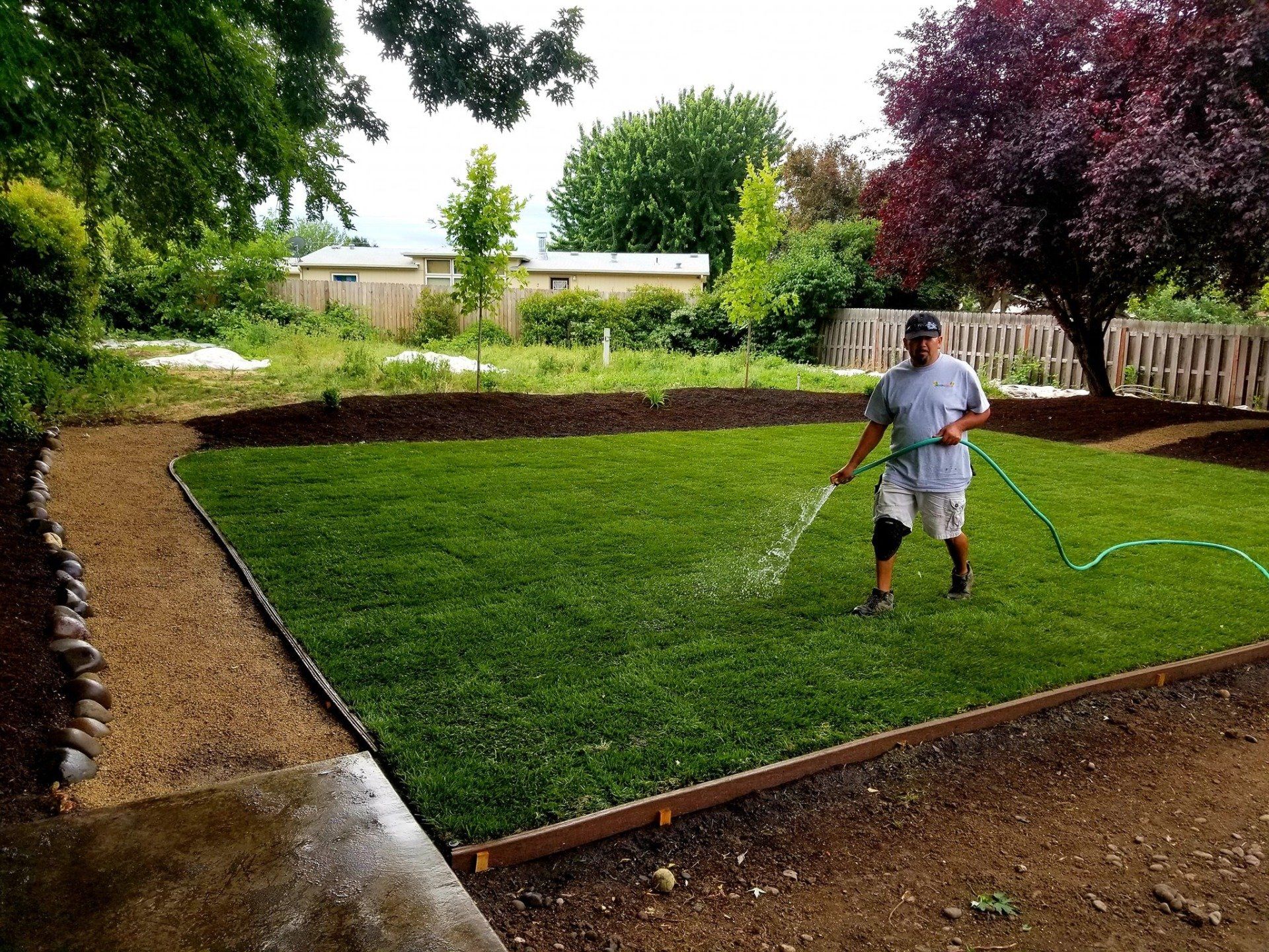 Watering Bermuda Grass — Medford, Oregon — Springfall Landscape & Maintenance