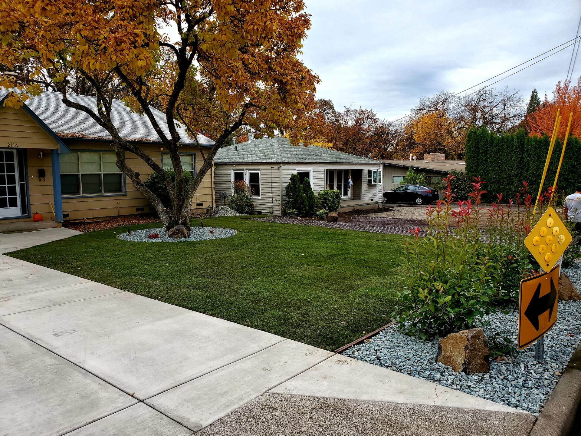 Side View Of Brown House — Medford, Oregon — Springfall Landscape & Maintenance