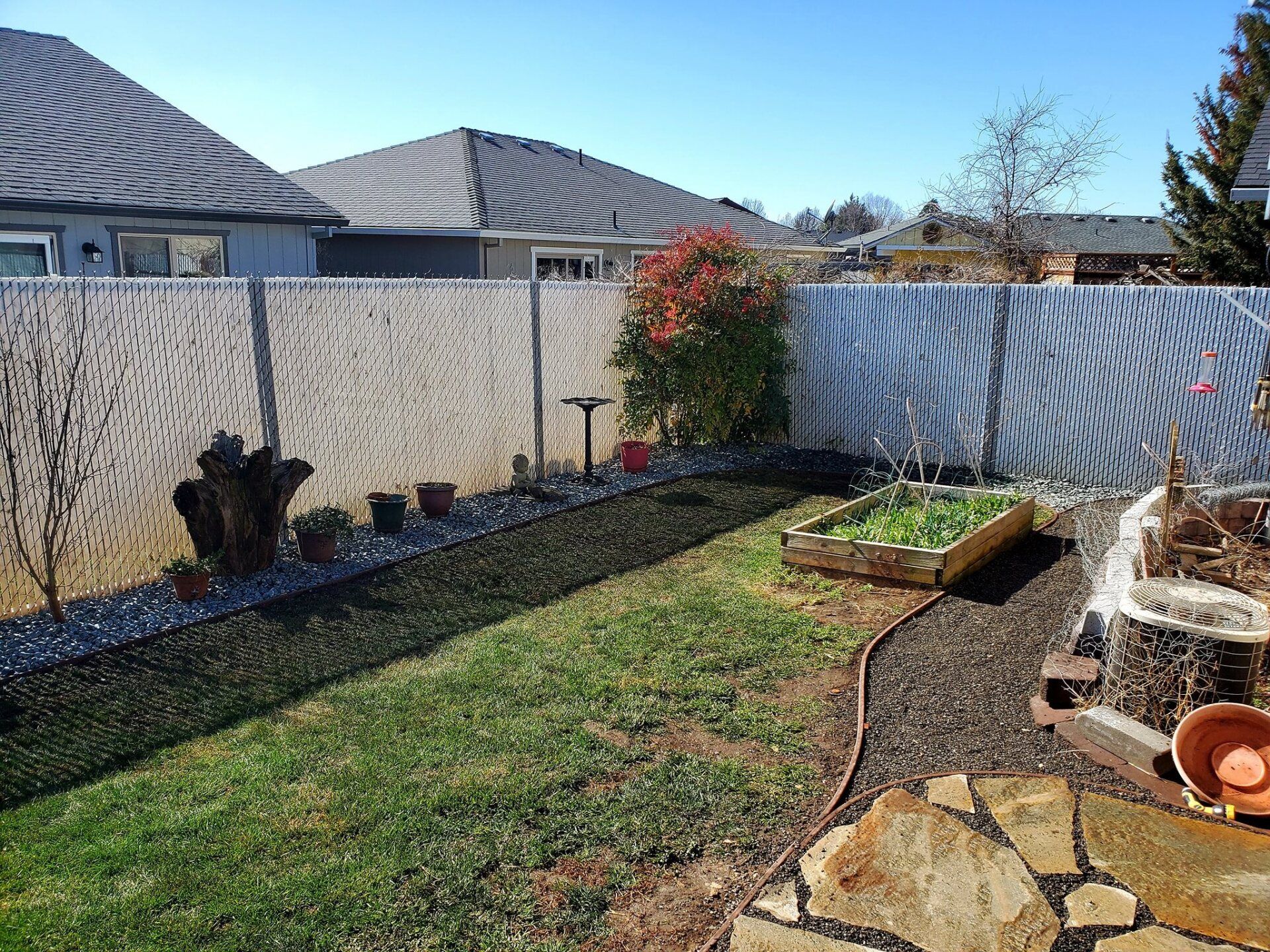 Bermuda Grass In Backyard — Medford, Oregon — Springfall Landscape & Maintenance